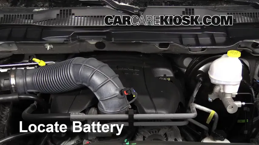 2012 Ram 1500 SLT 5.7L V8 Crew Cab Pickup Battery Jumpstart